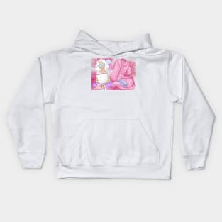 Good Night, girl Kids Hoodie